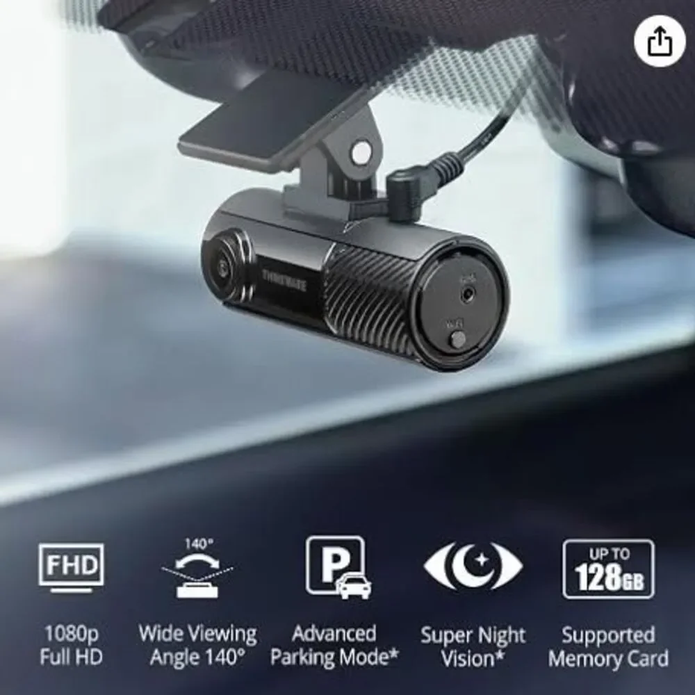 Thinkware Dash Cam F70 PRO-1080p FHD,Wi‐Fi,Smart Parking  with Super Night Visio